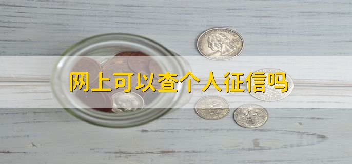 网上可以查个人征信吗，可以
