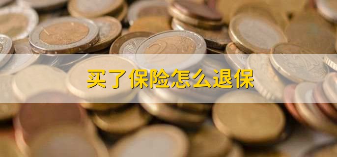 买了保险怎么退保