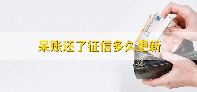 呆账还了征信多久更新