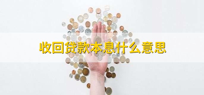 收回贷款本息什么意思