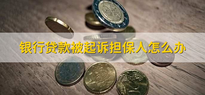 银行贷款被起诉担保人怎么办,有以下三种方法
