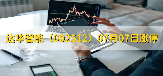 达华智能（002512）07月07日涨停