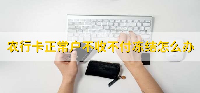 农行卡正常户不收不付冻结怎么办,有以下两种方法