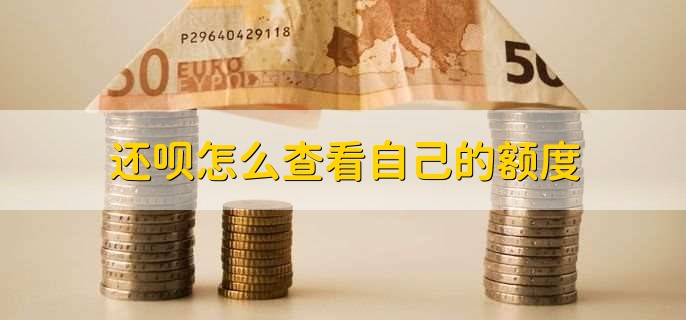 还呗怎么查看自己的额度,额度会显示在APP主页