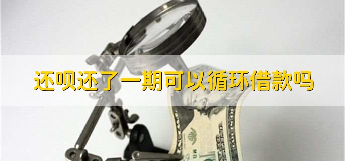 还呗还了一期可以循环借款吗