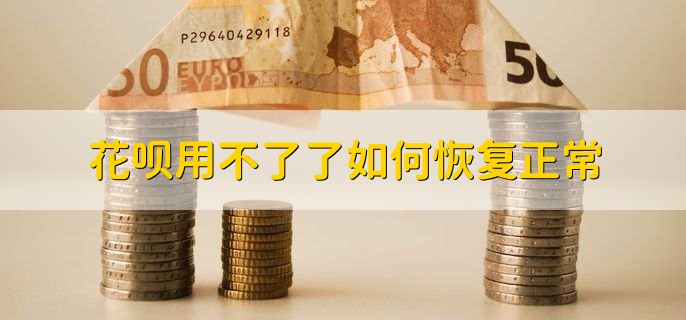 花呗用不了了如何恢复正常,有以下两种办法
