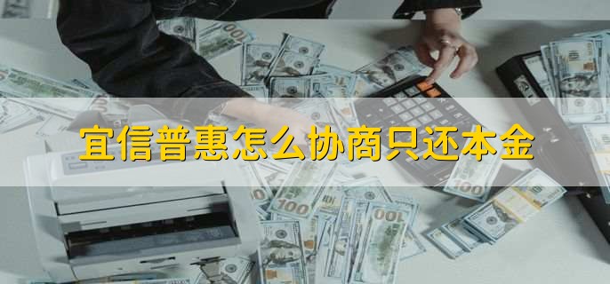 宜信普惠怎么协商只还本金