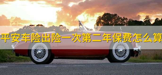 平安车险出险一次第二年保费怎么算
