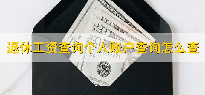 退休工资查询个人账户查询怎么查