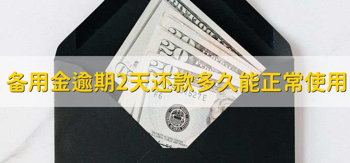 备用金逾期2天还款后多久能正常使用