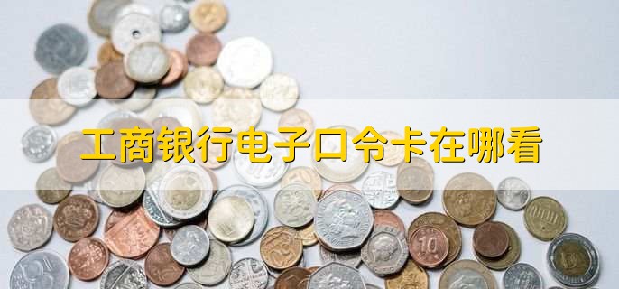 工商银行电子口令卡在哪看