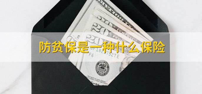 防贫保是一种什么保险