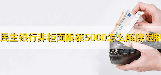 民生银行非柜面限额5000怎么解除限制