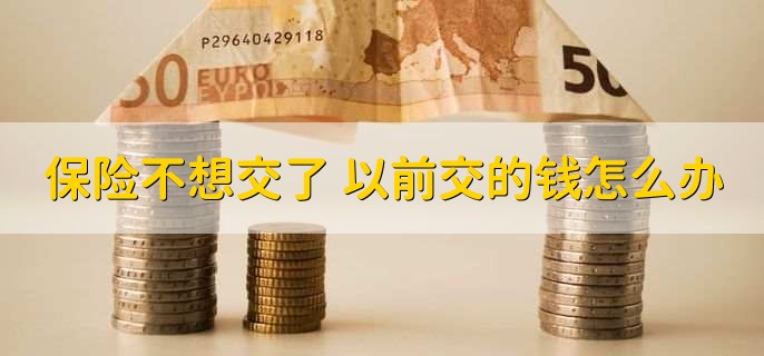 保险不想交了 以前交的钱怎么办