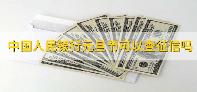 中国人民银行元旦节可以查征信吗