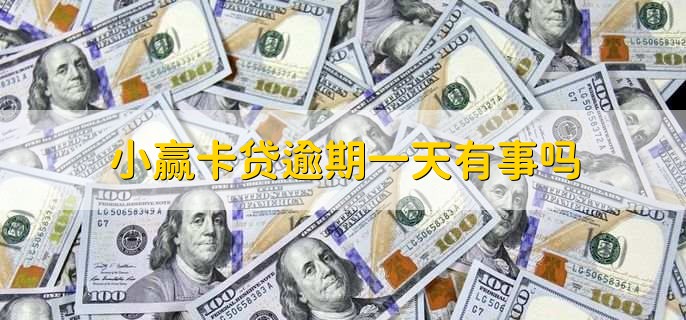 小赢卡贷逾期一天有事吗