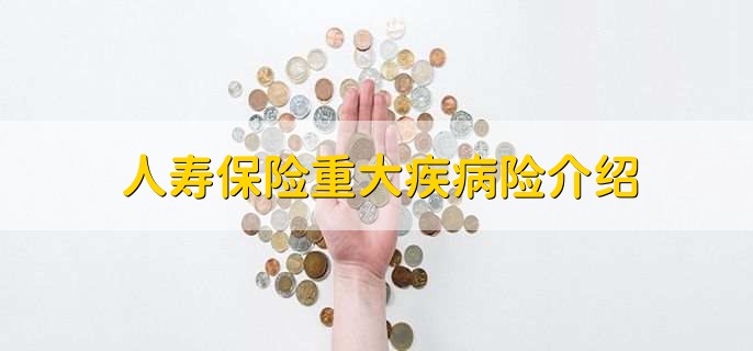 人寿保险重大疾病险介绍