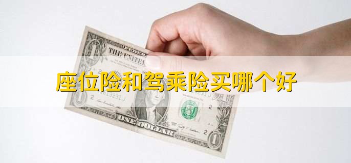 座位险和驾乘险买哪个好