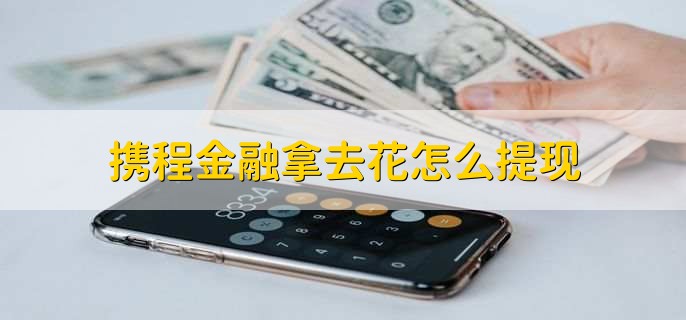 携程金融拿去花怎么提现