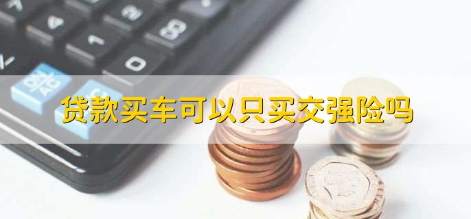 贷款买车可以只买交强险吗