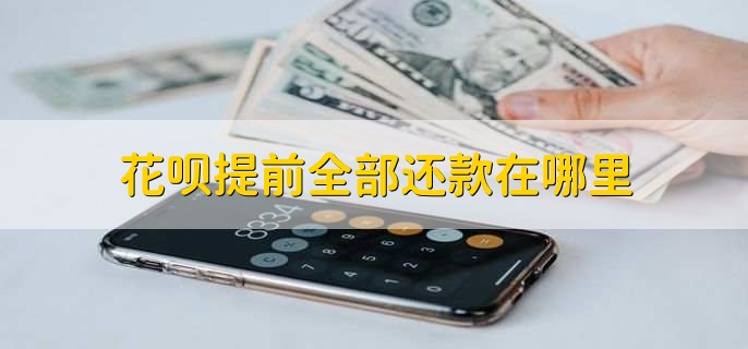 花呗提前全部还款在哪里