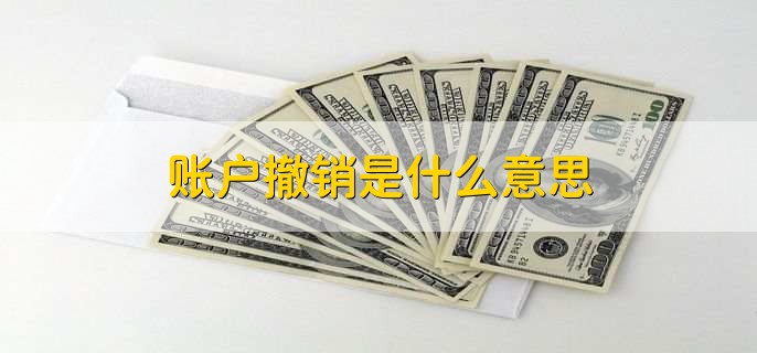 账户撤销是什么意思
