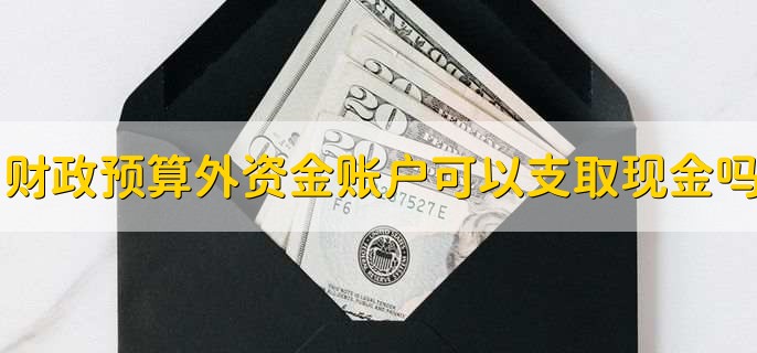 财政预算外资金账户可以支取现金吗