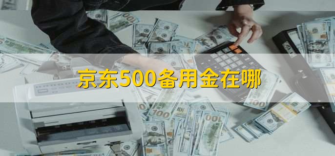 京东500备用金在哪