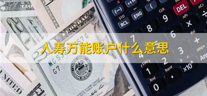 人寿万能账户什么意思