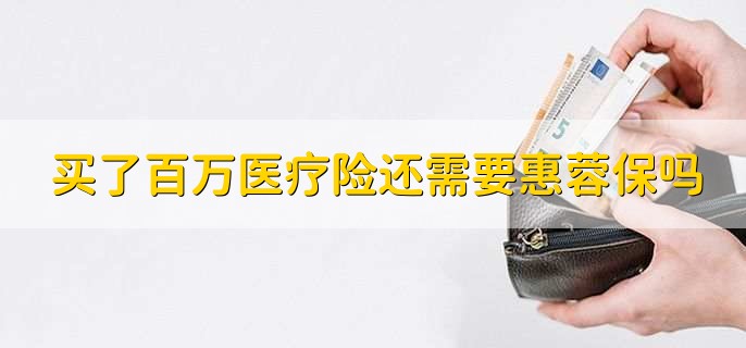 买了百万医疗险还需要惠蓉保吗
