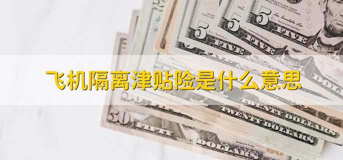 飞机隔离津贴险是什么意思
