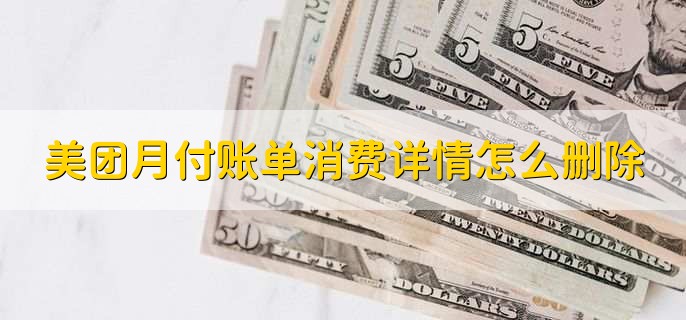 美团月付账单消费详情怎么删除
