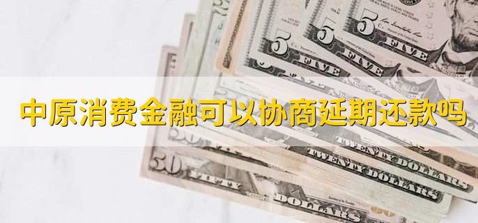 中原消费金融可以协商延期还款吗