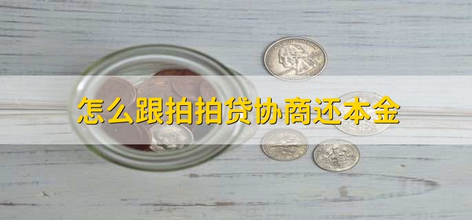 怎么跟拍拍贷协商还本金