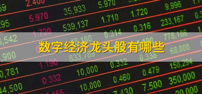 数字经济龙头股有哪些