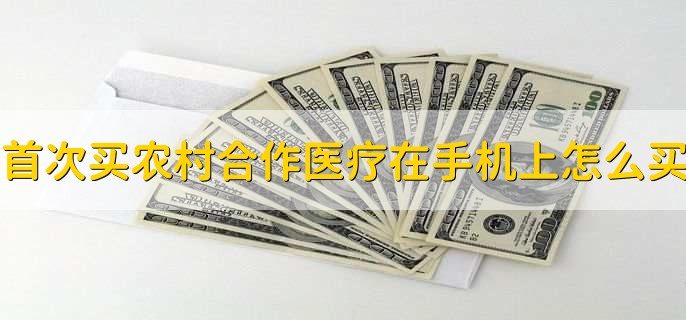 第一次买农村合作医疗在手机上怎么买