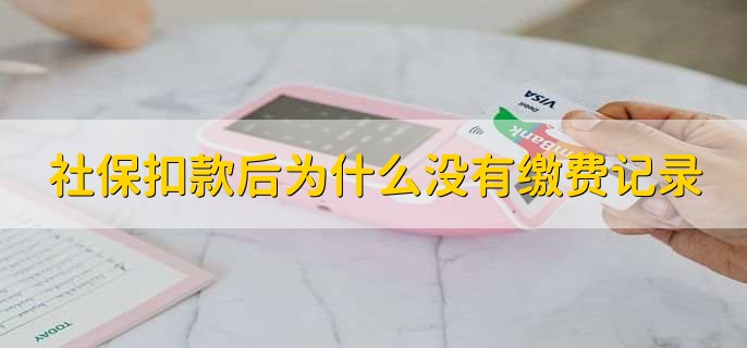 社保扣款后为什么没有缴费记录