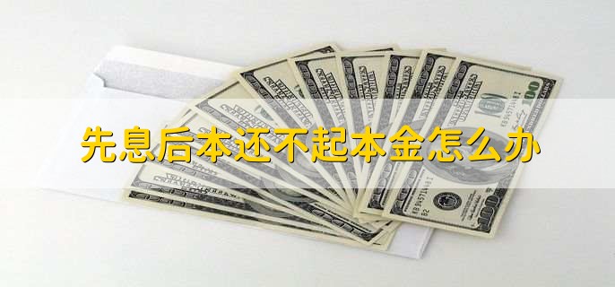 先息后本还不起本金怎么办
