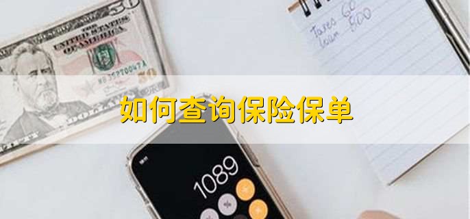 如何查询保险保单