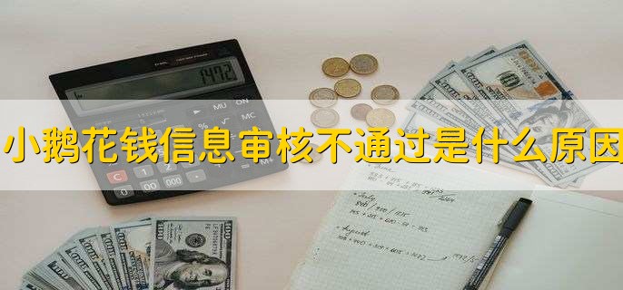 小鹅花钱信息审核不通过是什么原因