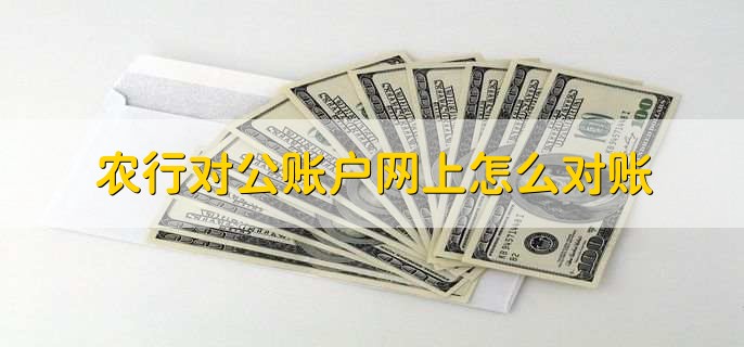 农行对公账户网上怎么对账