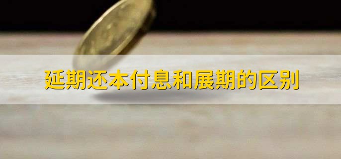 延期还本付息和展期的区别