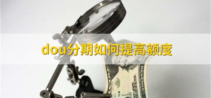 dou分期如何提高额度