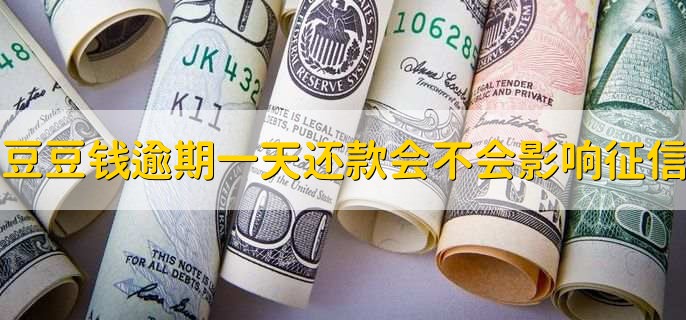 豆豆钱逾期一天还款会不会影响征信