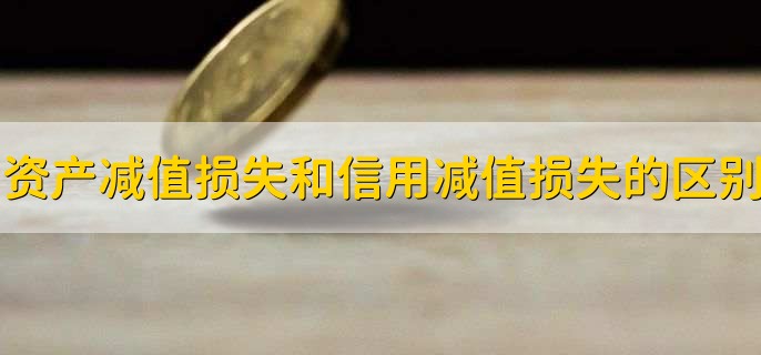 资产减值损失和信用减值损失的区别