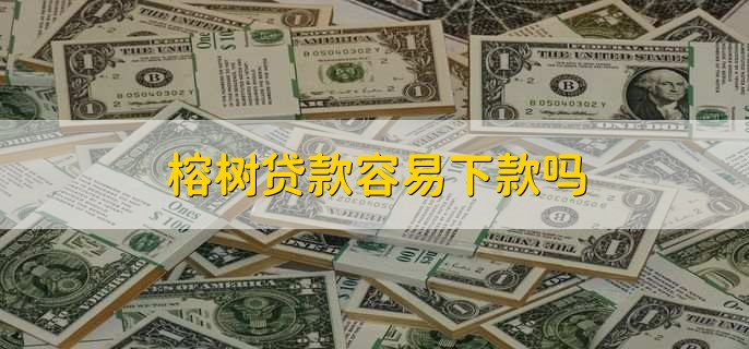榕树贷款容易下款吗