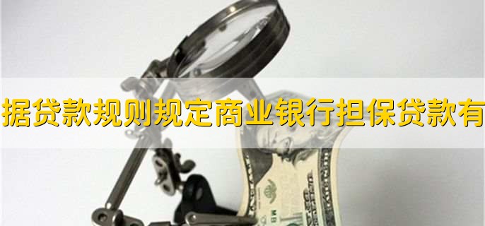 根据贷款规则规定我国商业银行的担保贷款包括