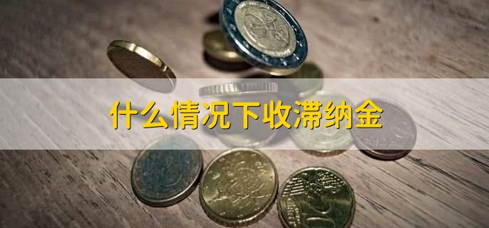 什么情况下收滞纳金