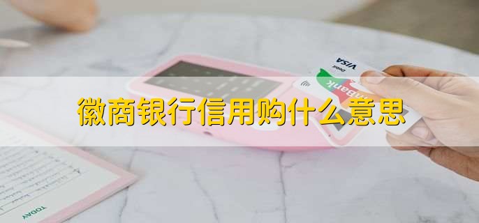 徽商银行信用购什么意思