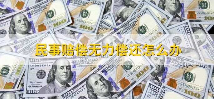民事赔偿无力偿还怎么办